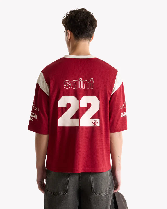 SAINT BLANC COLLECTIVE JERSEY Oxblood Red