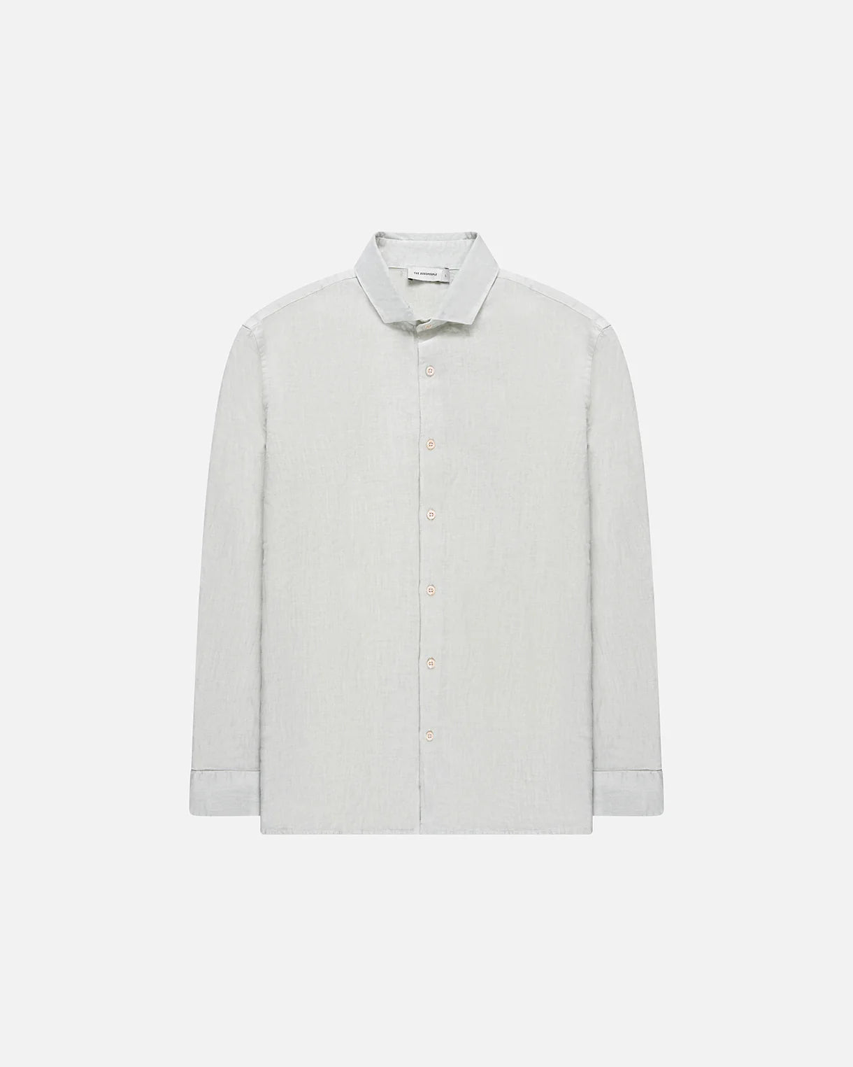 GOOD PEOPLE Soho Linen Garment Dye Shirt Mint Green