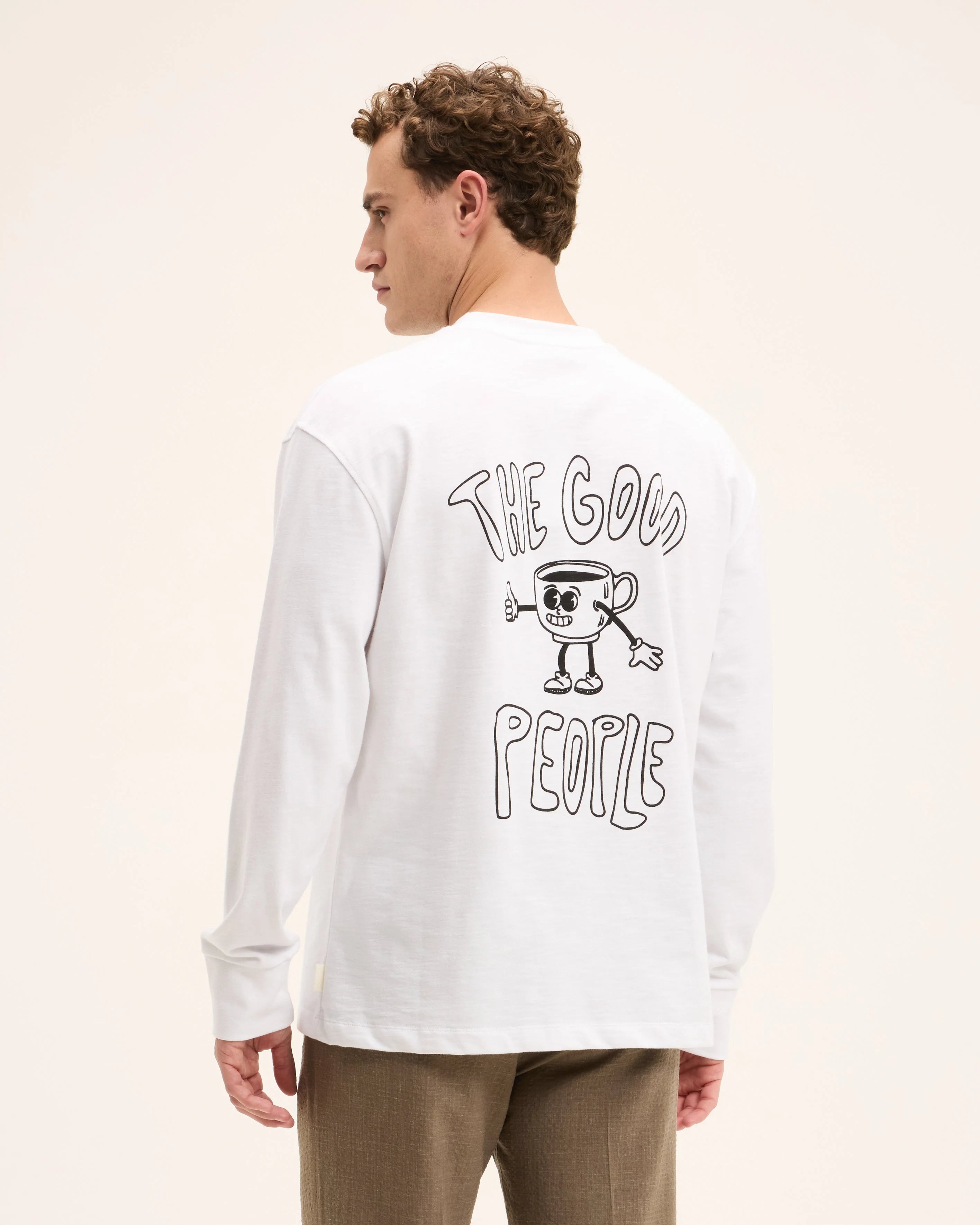 GOOD PEOPLE Tapir Artwork Tee White