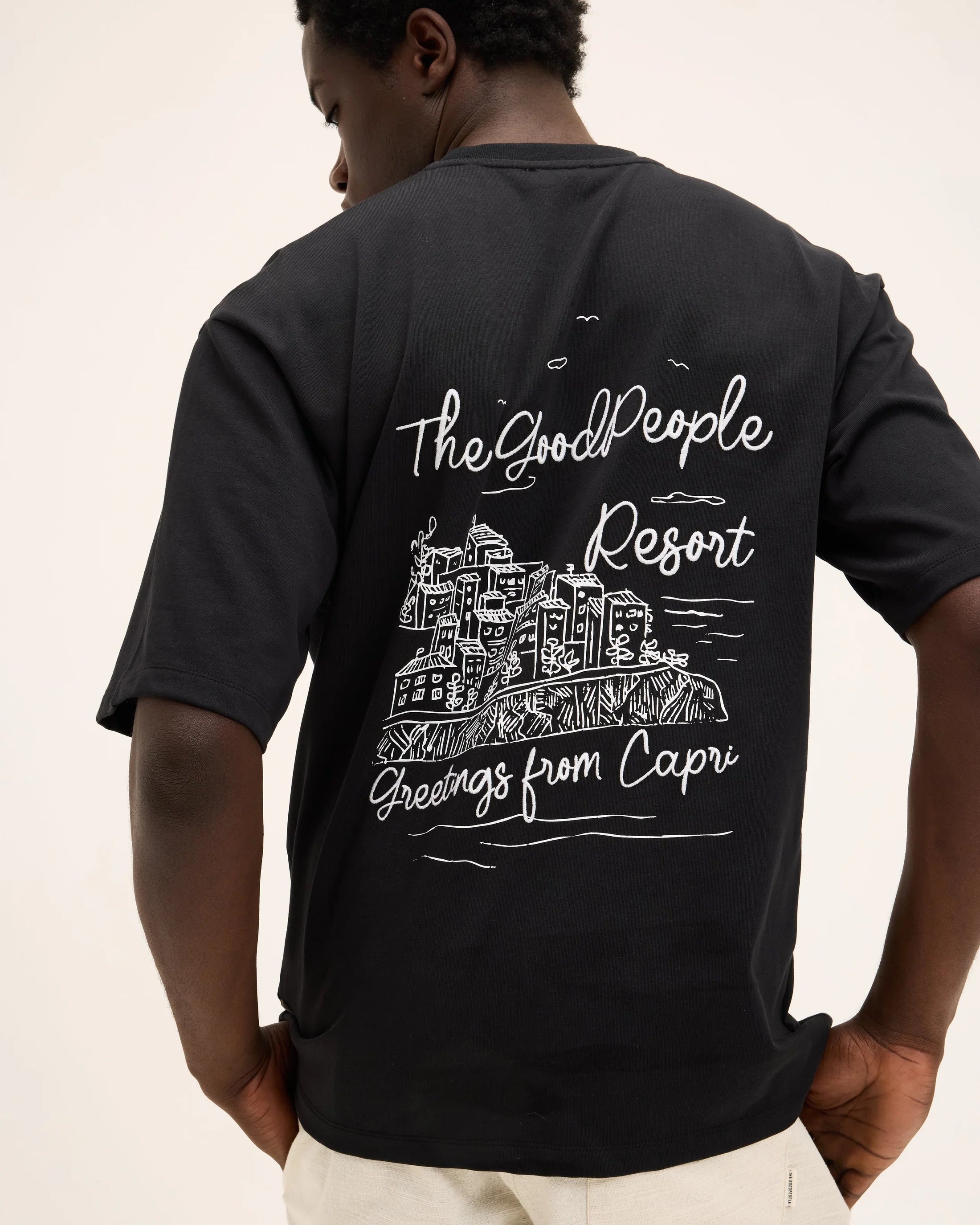 GOOD PEOPLE Tcult Artwork Tee Black