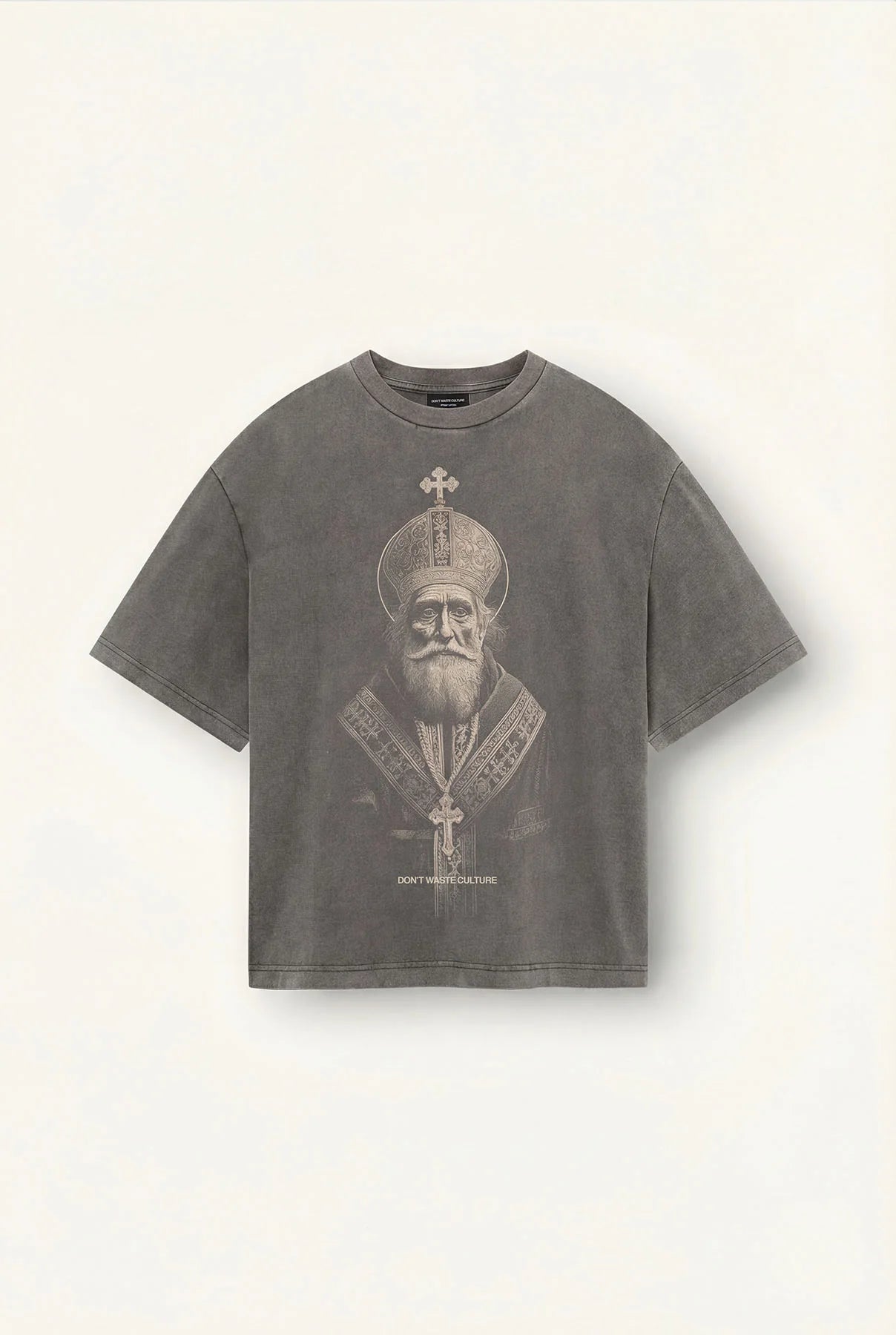 DON'T WASTE CUTURE TENRIKO T-SHIRT | WASHED BLACK