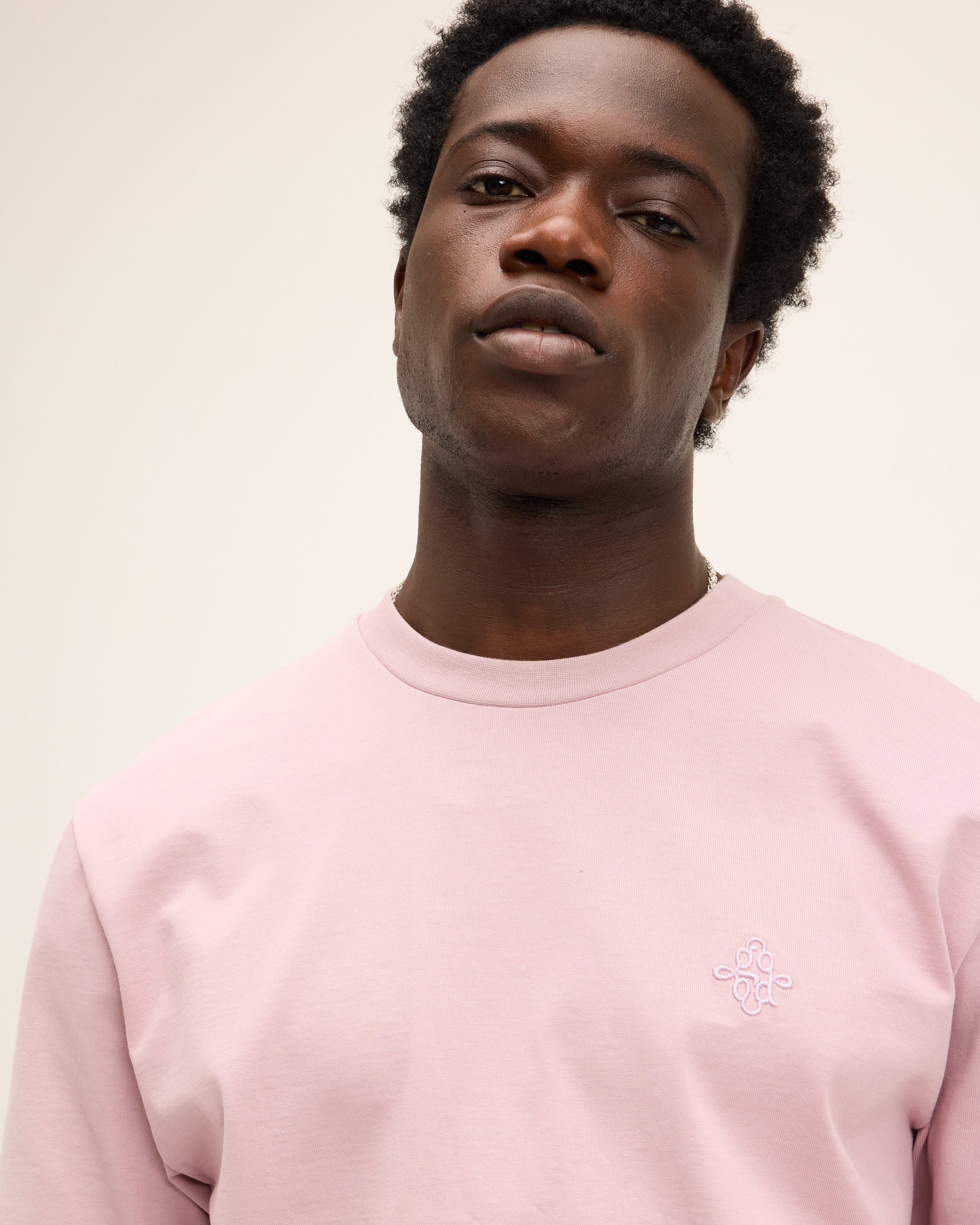 GOOD PEOPLE Tommy Signature Tee Light Mauve