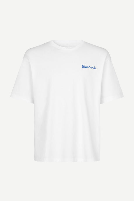 SAMSOE SAMSOE Sagiotto t-shirt 11725 White Vaca