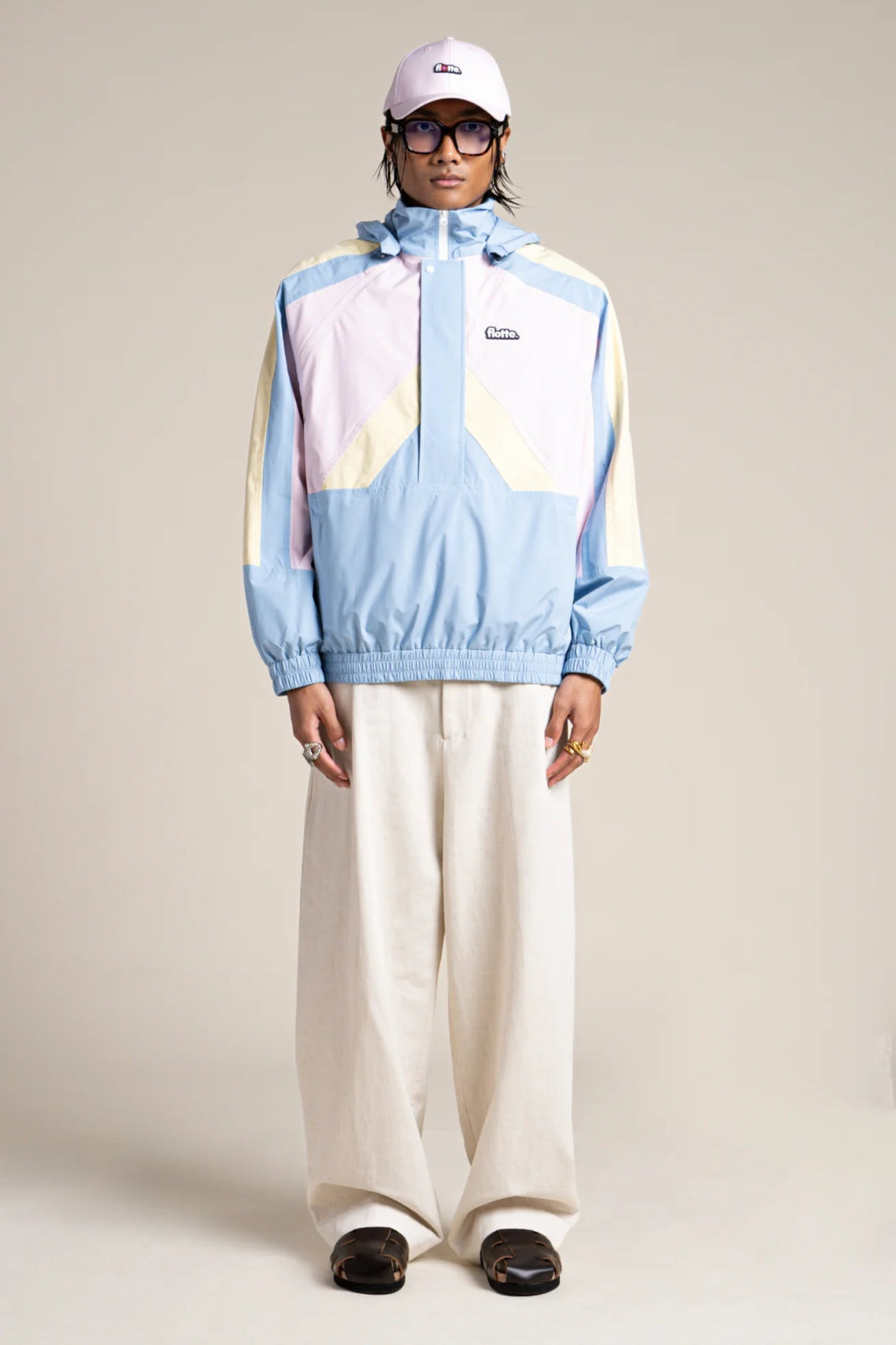 FLOTTE ABBESSES - WATERPROOF JACKET Ciel Butter Marshmallow