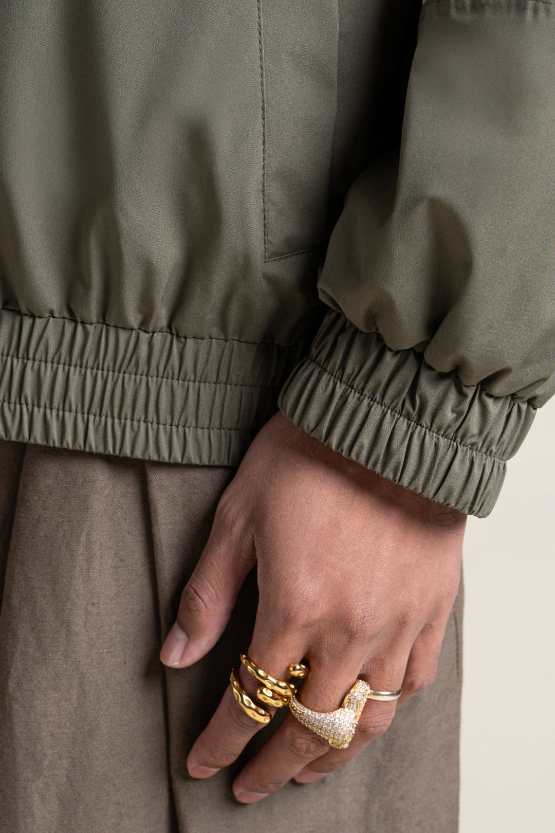 FLOTTE ABBESSES - WATERPROOF JACKET Sapin Kaki