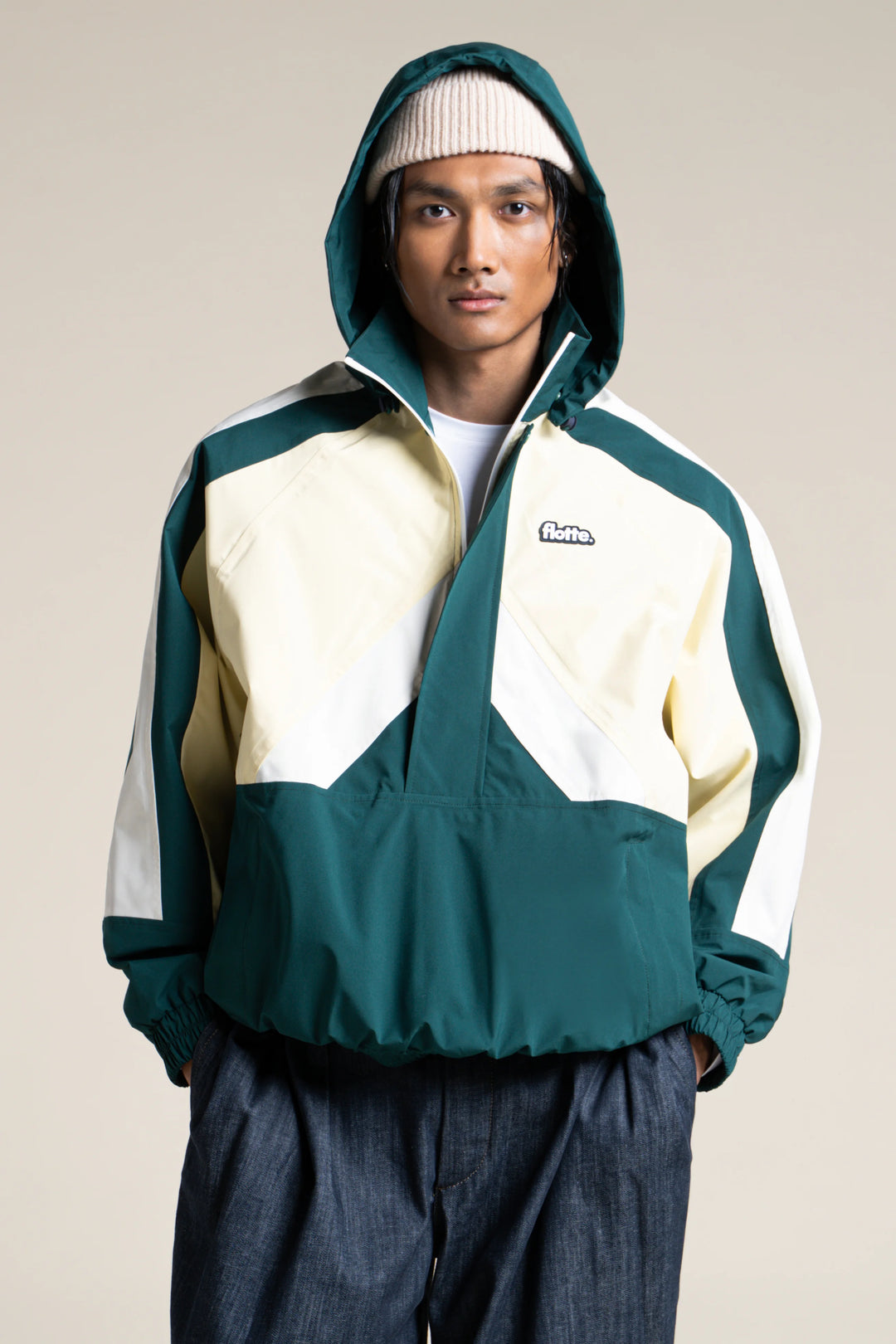 FLOTTE ABBESSES - WATERPROOF JACKET Sapin Butter