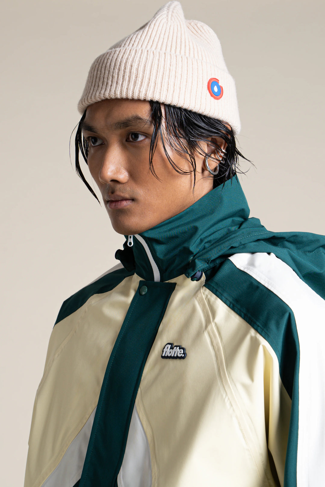 FLOTTE ABBESSES - WATERPROOF JACKET Sapin Butter