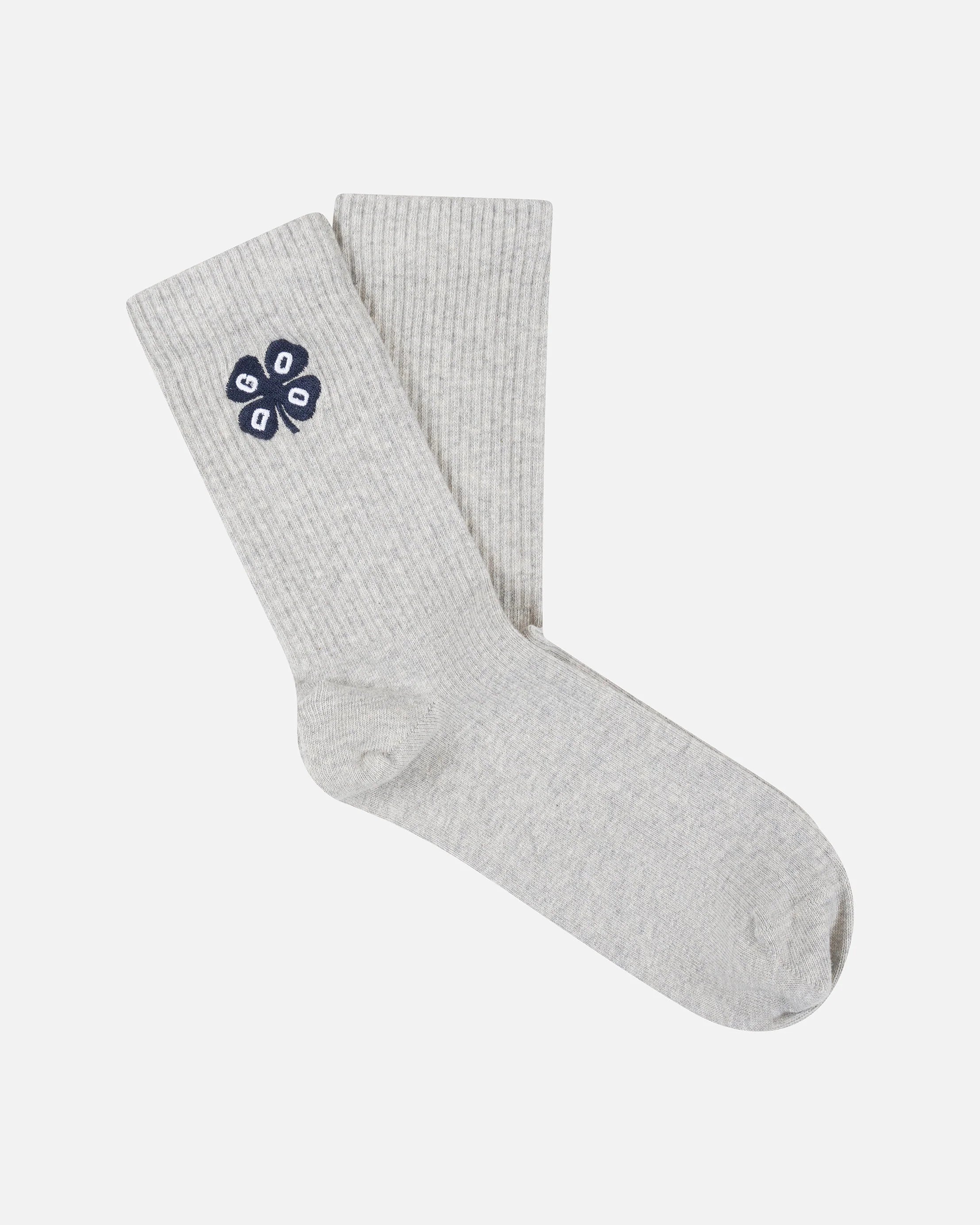 GOOD PEOPLE Cloversock Grey Melange