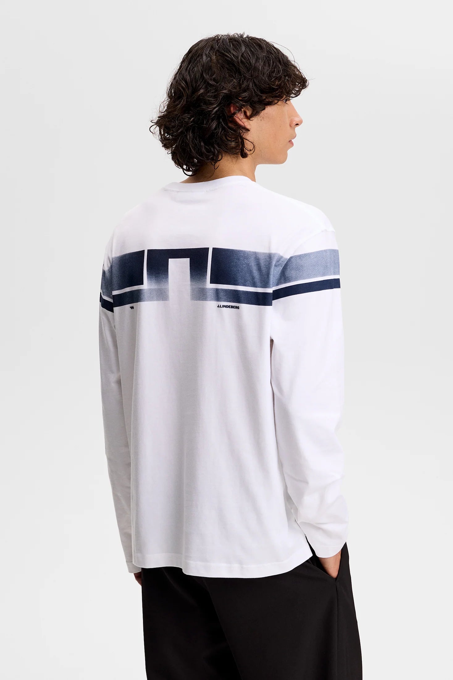 J.LINDEBERG WALSH LS BRIDGE T-SHIRT White