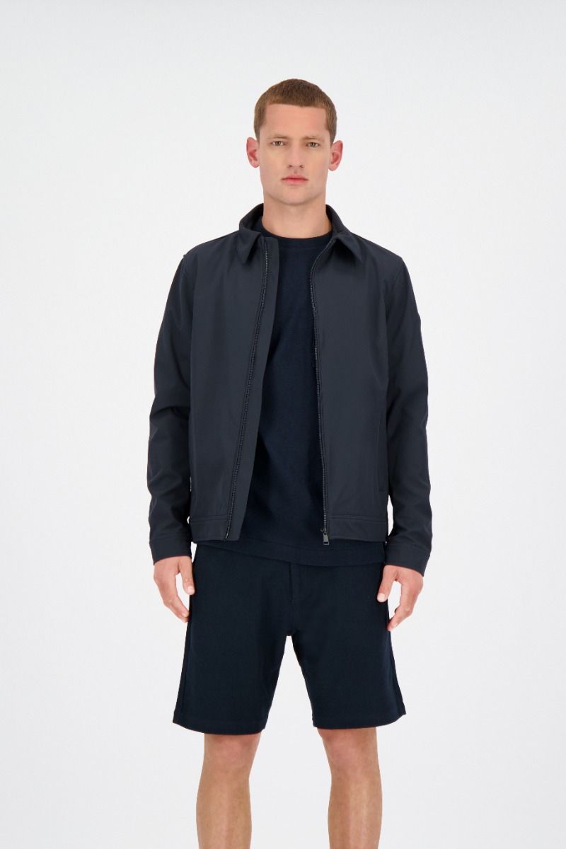 AIRFORCE SOFTSHELL JACKET COLAR Dark Navy