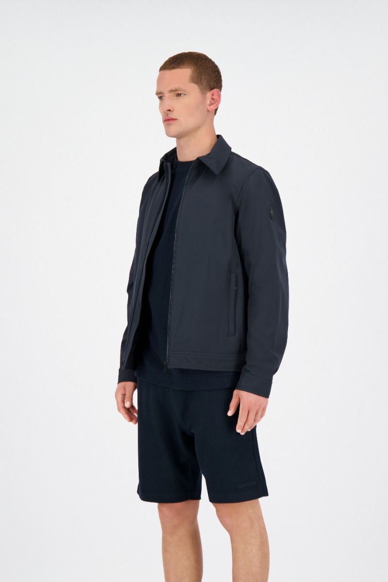 AIRFORCE SOFTSHELL JACKET COLAR Dark Navy