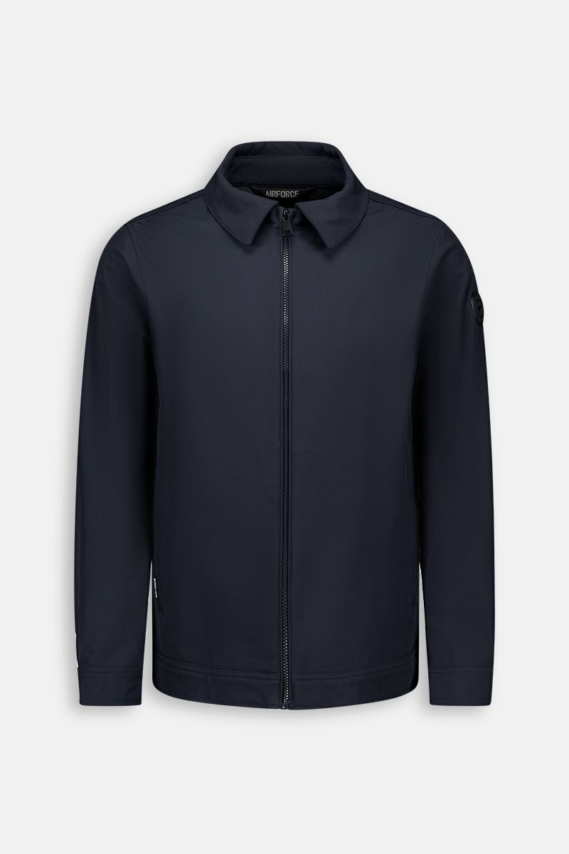 AIRFORCE SOFTSHELL JACKET COLAR Dark Navy