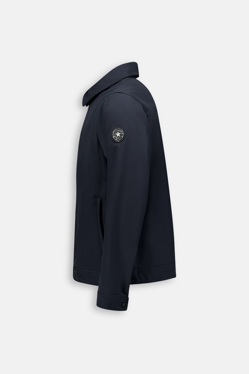 AIRFORCE SOFTSHELL JACKET COLAR Dark Navy