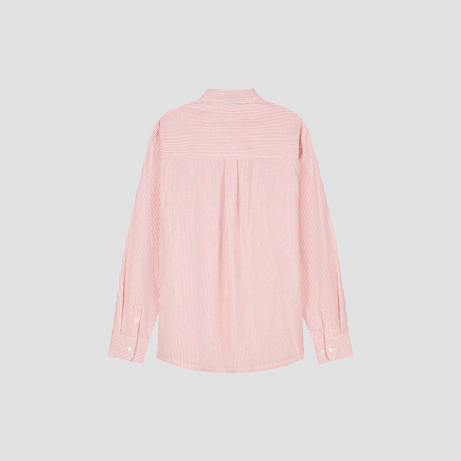 OLAF OVERSIZED STRIPE OXFORD SHIRT Burned Coral