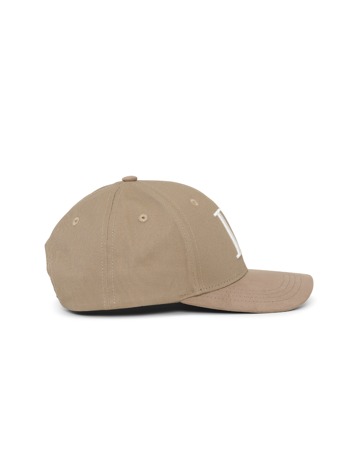 LES DEUX BASEBALL CAP SUEDE ll Desert Taupe