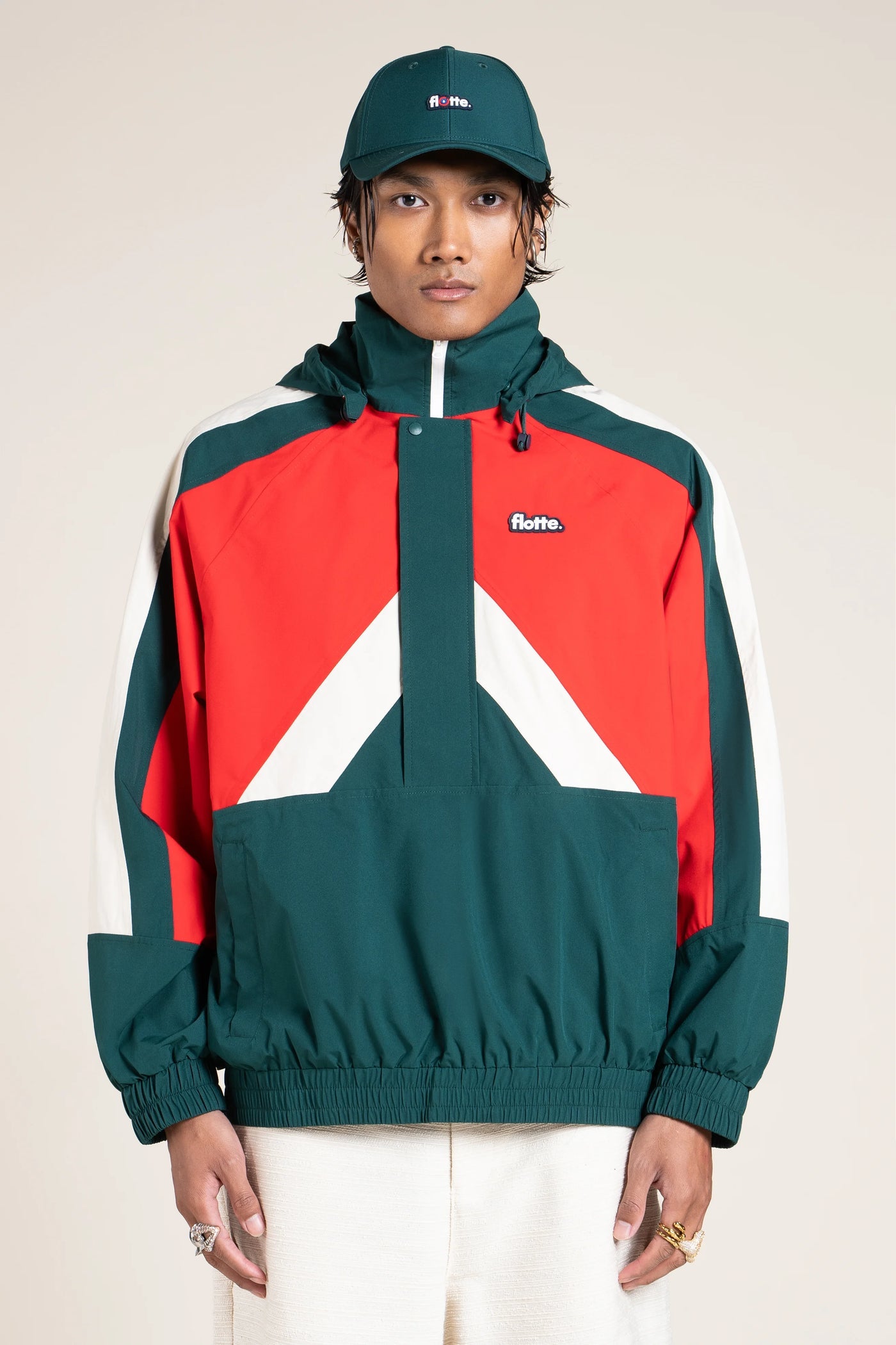 FLOTTE ABBESSES - WATERPROOF JACKET Rouge Sapin