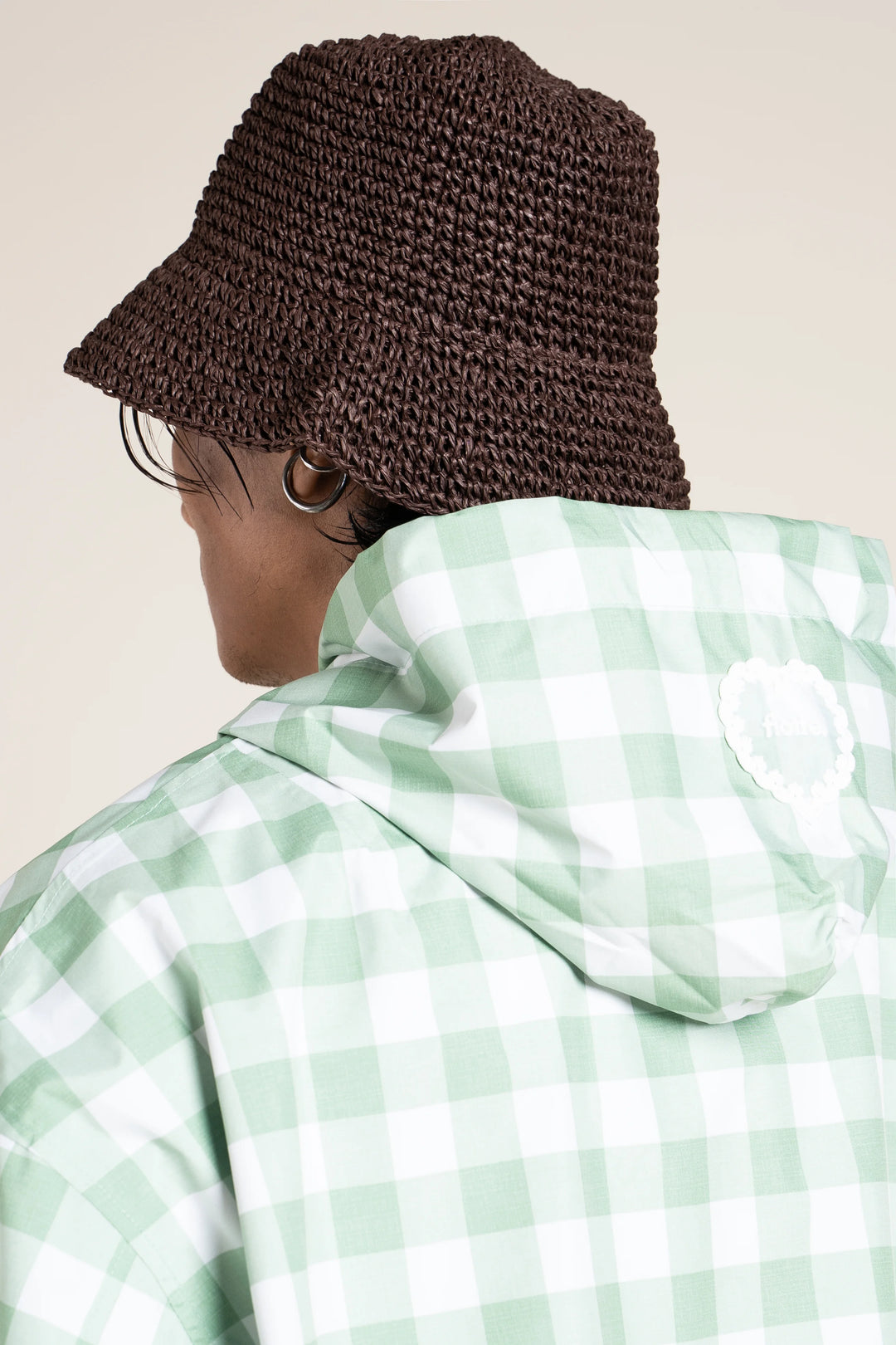 FLOTTE SAINT-MARTIN - WATERPROOF JACKET Vichy Vert