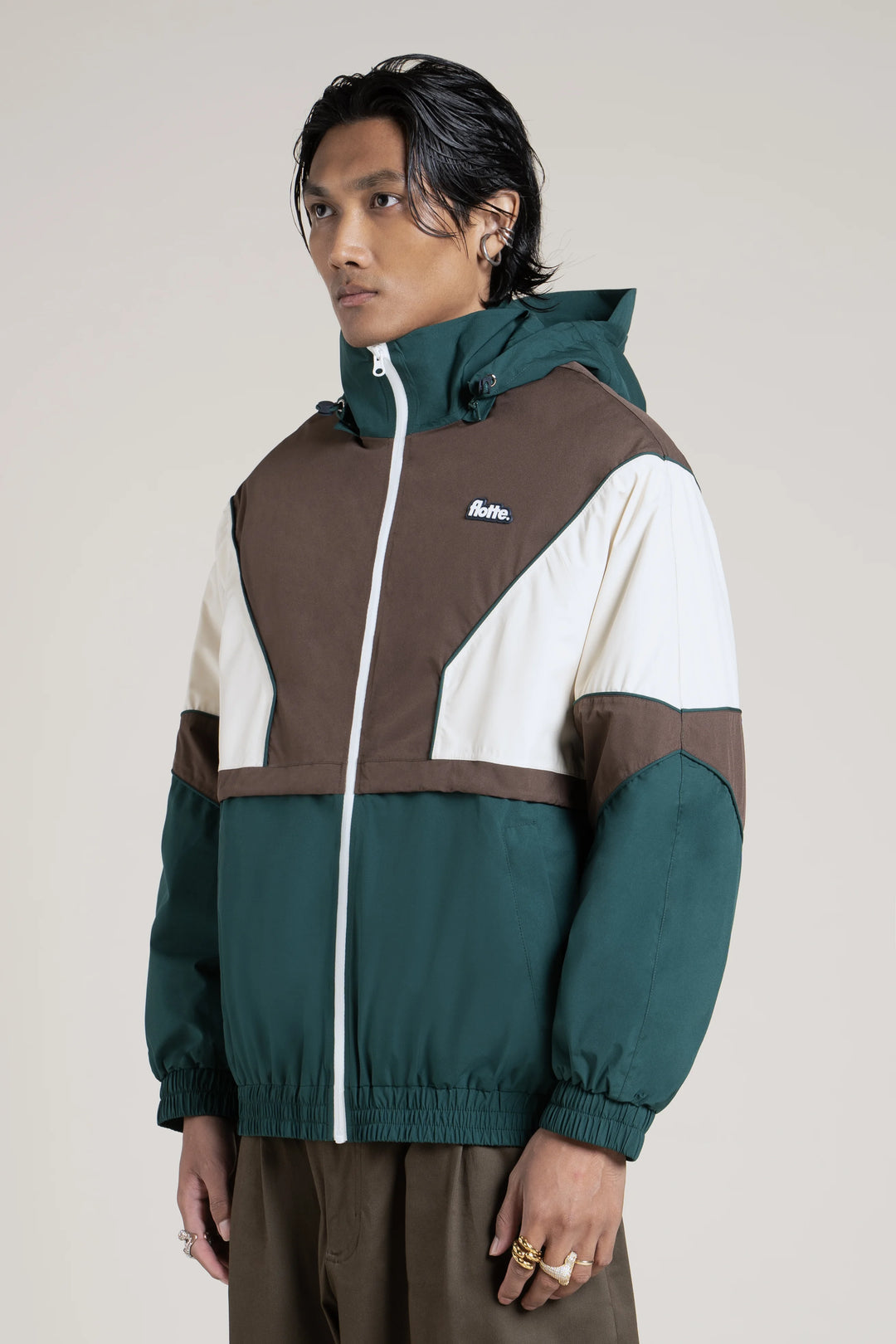 FLOTTE SAINT-MARTIN - WATERPROOF JACKET Sapin Chocolat