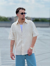 Afbeelding in Gallery-weergave laden, LAW OF THE SEA STAG JACQUARD SHIRT Sand