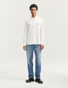 DENHAM STEFAN SHIRT PREMIUM BRUSHED COTTON - Regular Fit White