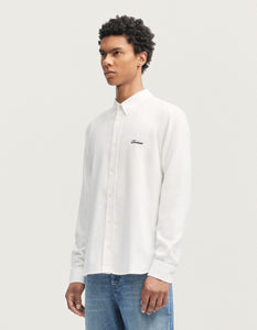 DENHAM STEFAN SHIRT PREMIUM BRUSHED COTTON - Regular Fit White