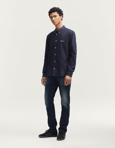DENHAM STEFAN SHIRT PREMIUM BRUSHED COTTON - Regular Fit Navy Blue
