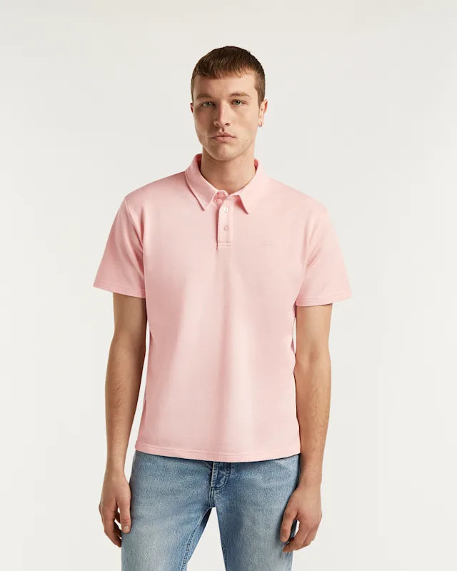 DENHAM RICH POLO LUXURY PIQUÉ - Pink