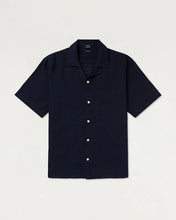 Afbeelding in Gallery-weergave laden, DENHAM TONY CAMP SHIRT LUXURY COTTON GAUZE - Navy Blazer