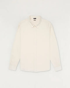 DENHAM RICH SHIRT PORTUGUESE LINEN - Sea Salt