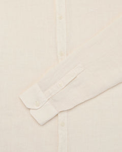 DENHAM RICH SHIRT PORTUGUESE LINEN - Sea Salt