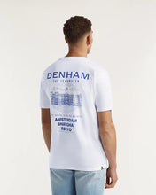 Afbeelding in Gallery-weergave laden, DENHAM AMSTERDAM SKYLINE TEE HEAVY CORE JERSEY - White