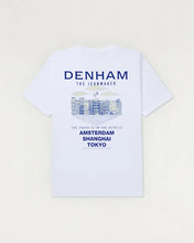 Afbeelding in Gallery-weergave laden, DENHAM AMSTERDAM SKYLINE TEE HEAVY CORE JERSEY - White