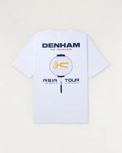 Afbeelding in Gallery-weergave laden, DENHAM ASIA TOUR TEE JEANS JERSEY - White