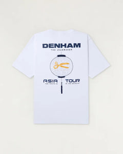 DENHAM ASIA TOUR TEE JEANS JERSEY - White