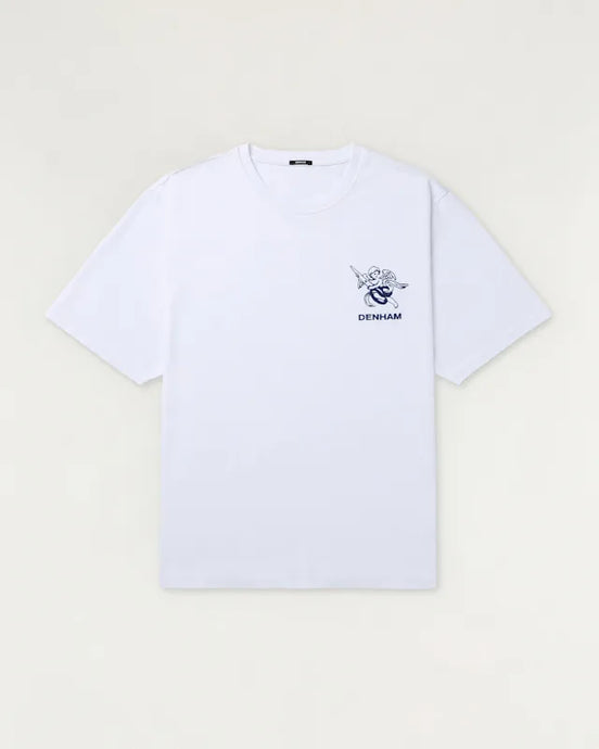 CHERUB LOGO TEE HEAVY JERSEY - White