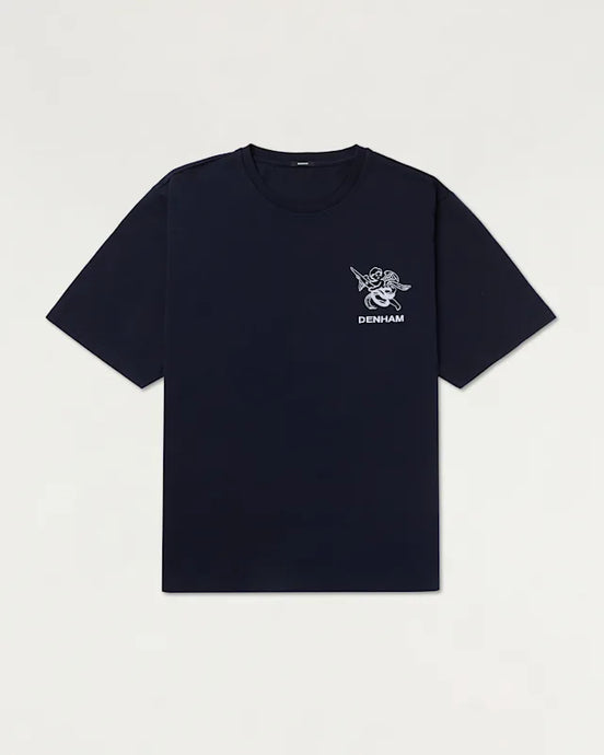 CHERUB LOGO TEE HEAVY JERSEY - Navy Blazer