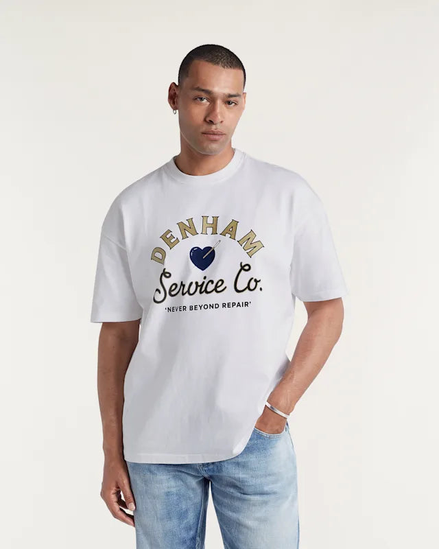 DENHAM LOVE DENHAM TEE HCJ White