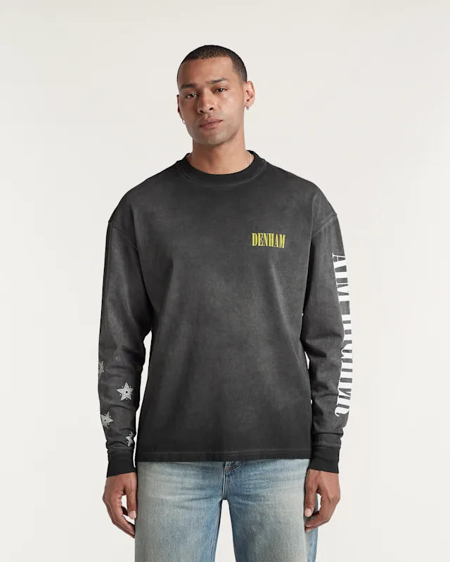 DENHAM SOUNDS LS TEE HCJ Black