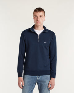 DENHAM SCISSOR HALF ZIP DGCS Navy Blazer