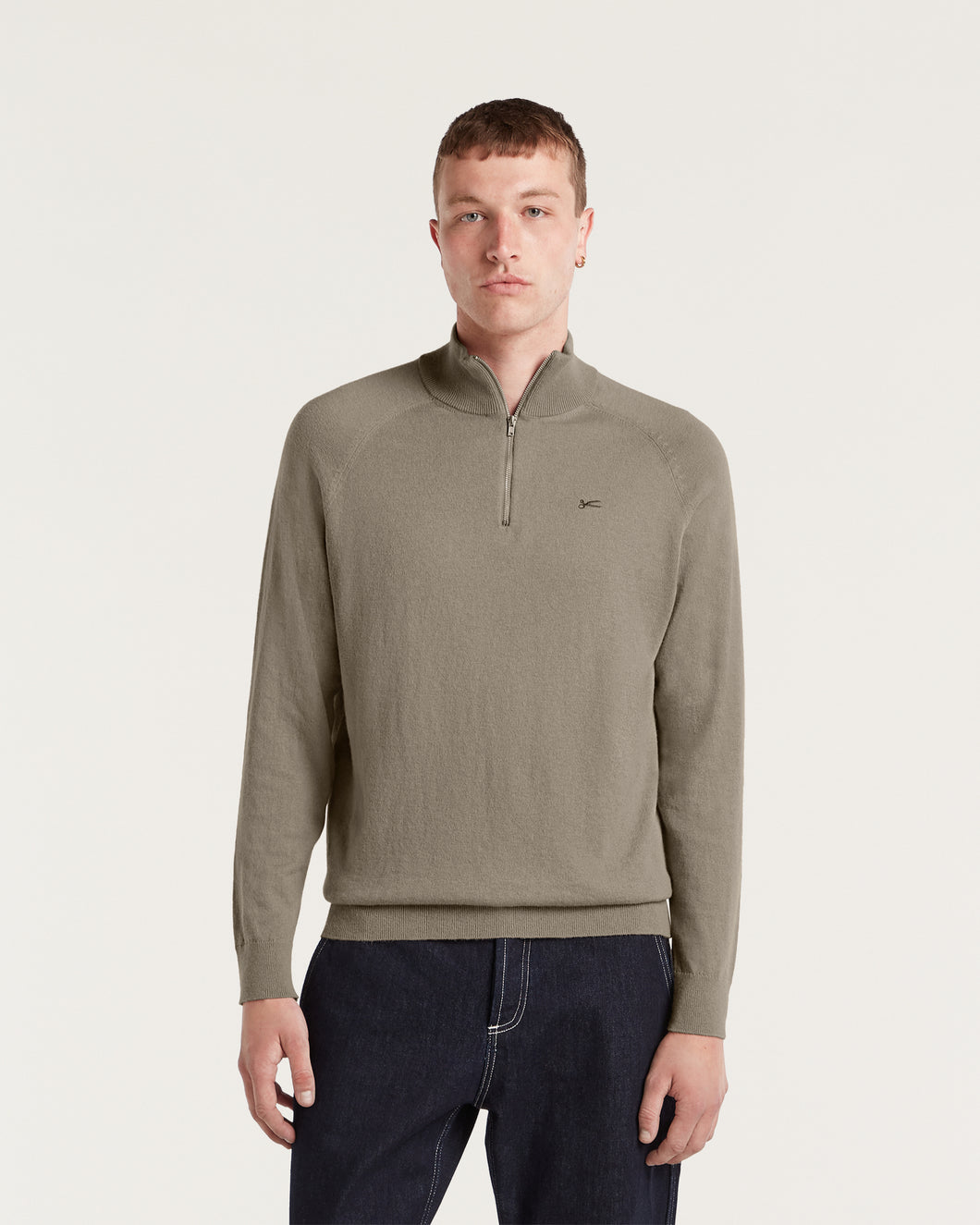 DENHAM SCISSOR RAGLAN HALF ZIP LLB Seneca Rock
