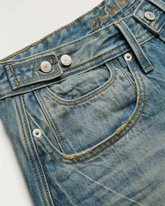 DENHAM SASUKE WEST MID BLUE | Wide Fit
