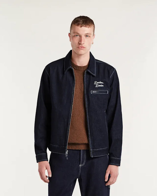 DENHAM DANNY JACKET DARK BLUE | Boxy Fit