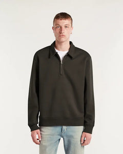DENHAM NINO POLO SWEAT CPS Wren Brown