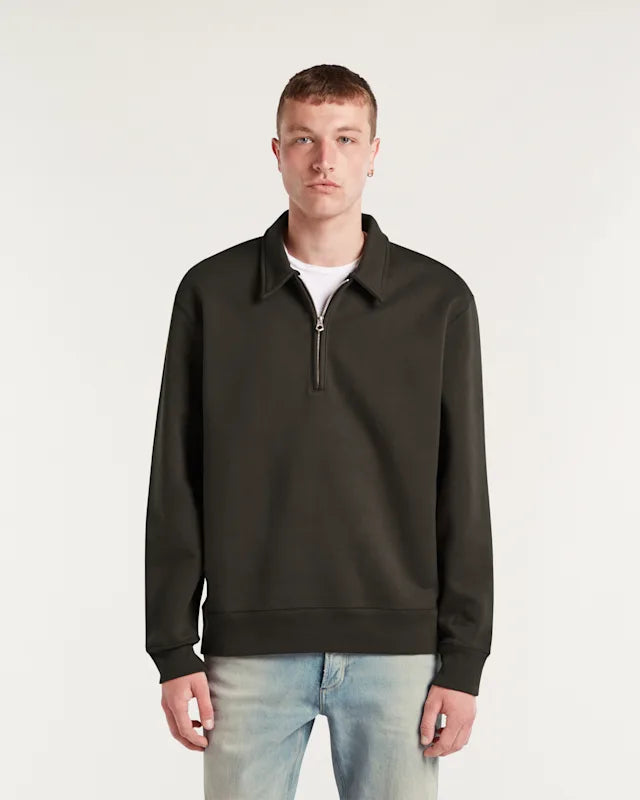 DENHAM NINO POLO SWEAT CPS Wren Brown