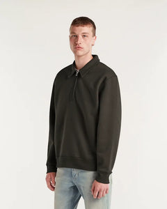 DENHAM NINO POLO SWEAT CPS Wren Brown