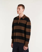 Afbeelding in Gallery-weergave laden, DENHAM RUGBY KNIT WREN BROWN | Regular Fit