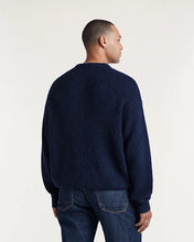Afbeelding in Gallery-weergave laden, DENHAM KEAGAN KNITTED CREWNECK NAVY BLAZER | Classic Fit