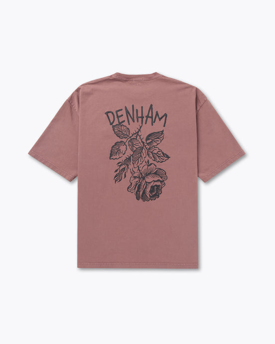 DENHAM ROSE TEE WCJ Washed Red