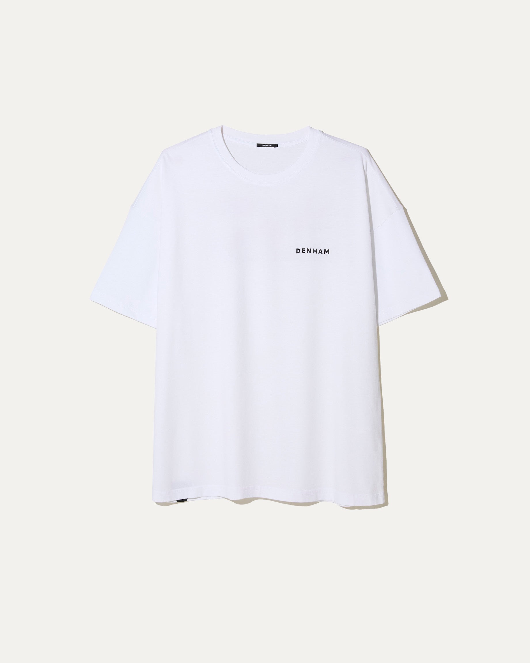 DENHAM FLOWY GRAPHIC TEE LWJ White