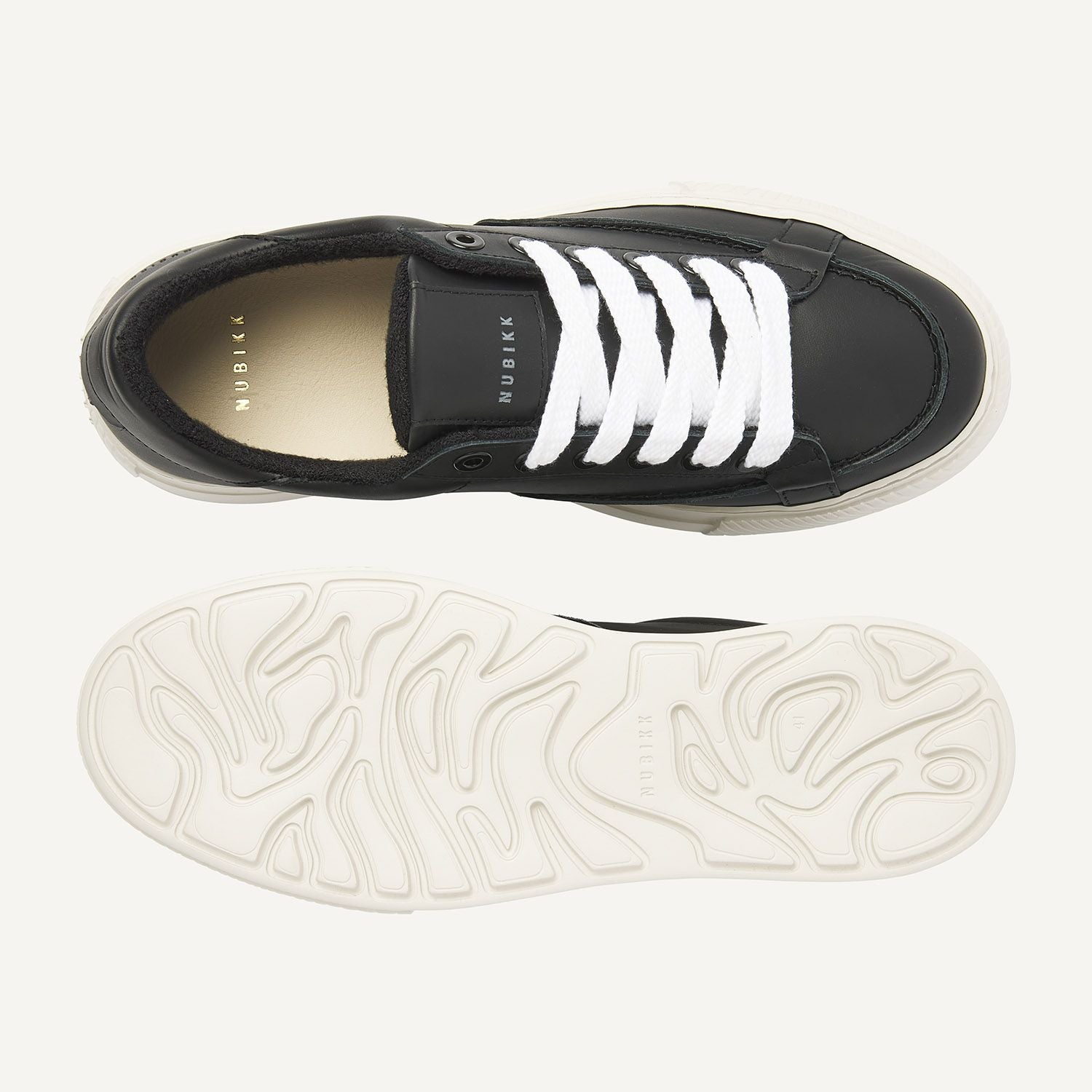 NUBIKK BASKET CALDERA TORA | BLACK LEATHER